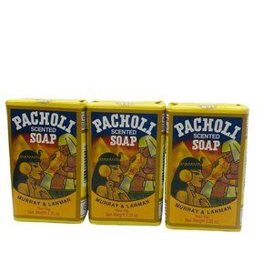 Pack of 3 Murray & Lanman Patchouli Oil Scented Soap 3.35 oz